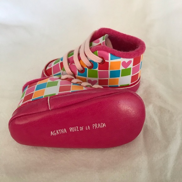 Agatha Ruiz De La Prada Baby High Top Baby Shoes - Picture 4 of 5